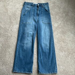 Just Black Denim - Blue Jeans with a flare.